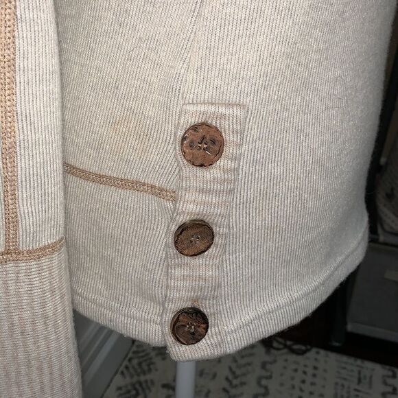 prAna Lucia Recycled Wool Blend Pullover Funnel Neck Sweater Size XS - Picture 7 of 13